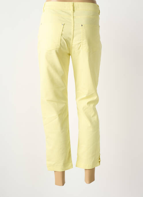 Pantalon 7/8 jaune DOLCEZZA femme