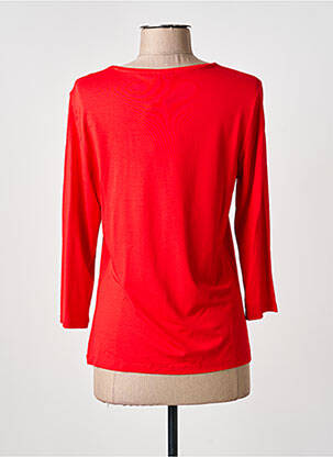 T-shirt manches 3/4 manches 3/4 rouge BARBARA LEBEK femme