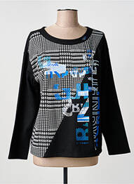 T-shirt manches longues manches longues noir BARBARA LEBEK femme