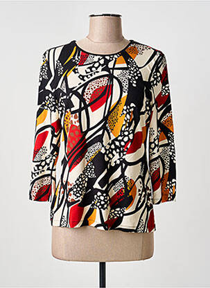 T-shirt manches mi-longues manches 3/4 noir BARBARA LEBEK femme
