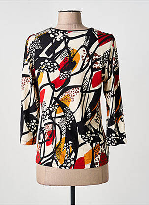 T-shirt manches 3/4 manches 3/4 noir BARBARA LEBEK femme
