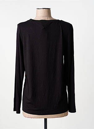 T-shirt manches longues manches longues noir GUY DUBOUIS femme