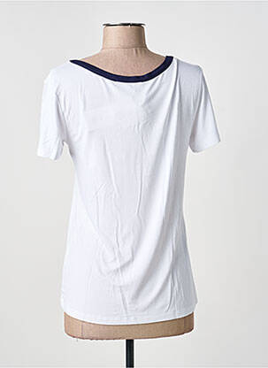 T-shirt sérigraphie avec strass manches courtes blanc ANANKE femme