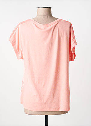 T-shirt imprimé fantaisie manches courtes rose THOMAS RABE femme