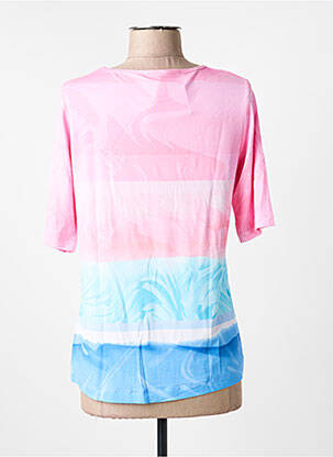 T-shirt stretch manches courtes rose RABE femme
