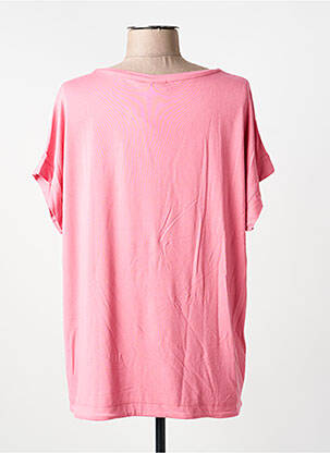 T-shirt imprimé fantaisie manches courtes rose BARBARA LEBEK femme