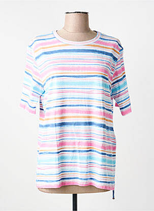 T-shirt stretch manches courtes rose RABE femme