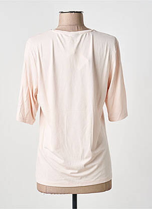 T-shirt stretch manches courtes rose BARBARA LEBEK femme