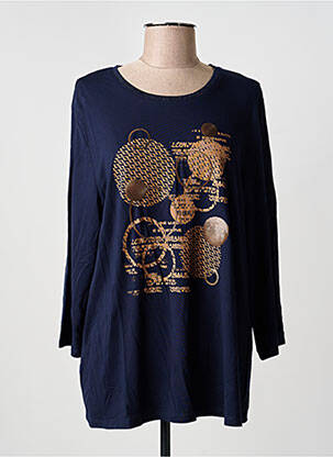 T-shirt bleu BARBARA LEBEK femme