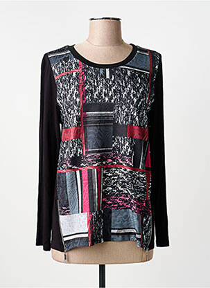 T-shirt noir GUY DUBOUIS femme