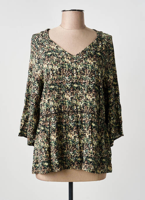 Blouse manches 3/4 manches 3/4 vert MERI & ESCA femme