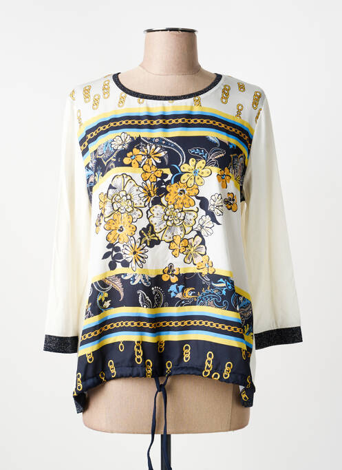 Top imprimé fantaisie manches 3/4 beige BETTY BARCLAY femme
