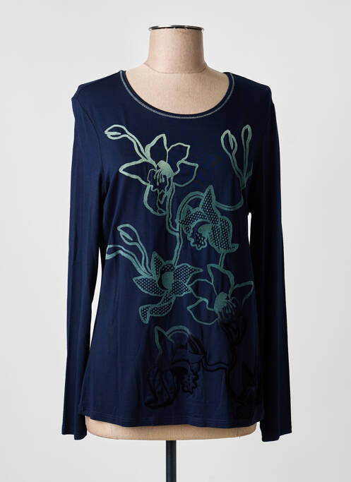 T-shirt bleu BARBARA LEBEK femme