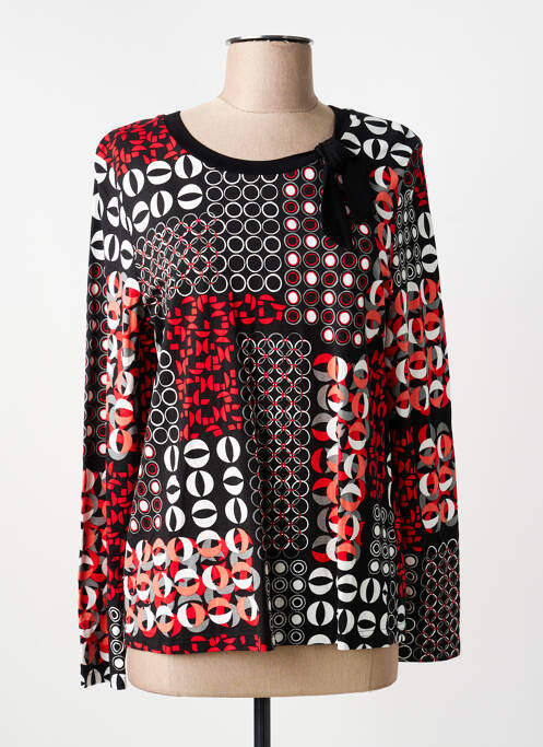 T-shirt noir BARBARA LEBEK femme