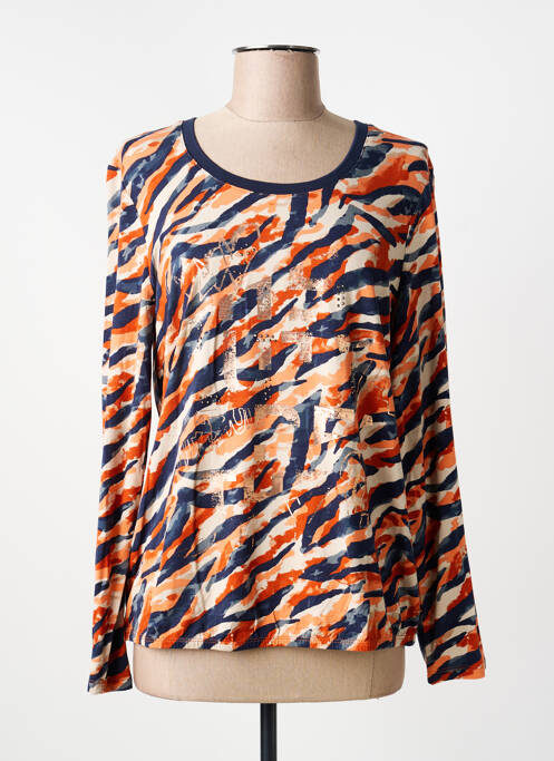 T-shirt orange BARBARA LEBEK femme