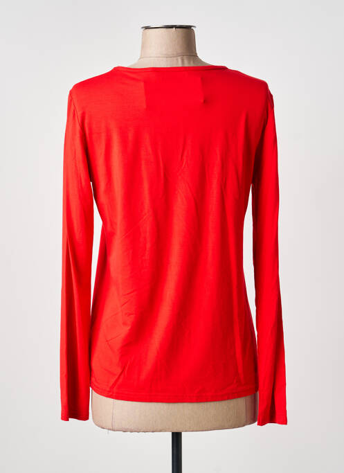 T-shirt manches longues manches longues rouge TELMAIL femme