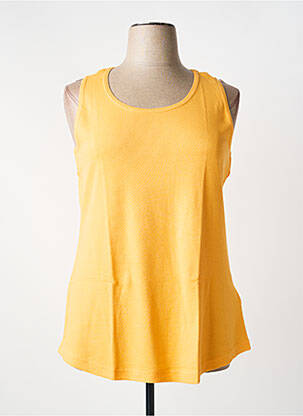 Débardeur coupe droite sans manche orange SHEEGO femme