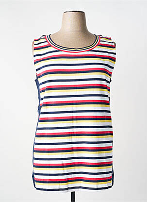 Débardeur coupe droite sans manche blanc SHEEGO femme