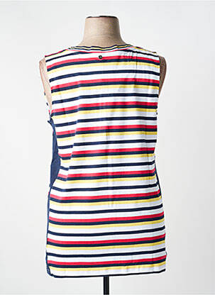 Débardeur coupe droite sans manche blanc SHEEGO femme