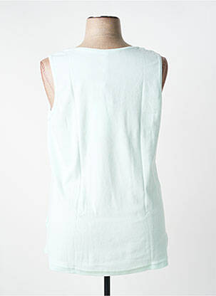 Débardeur coupe droite sans manche vert SHEEGO femme
