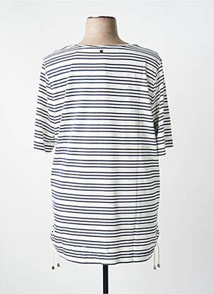 T-shirt coupe droite manches courtes blanc SHEEGO femme