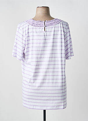 T-shirt imprimé fantaisie manches courtes violet SHEEGO femme