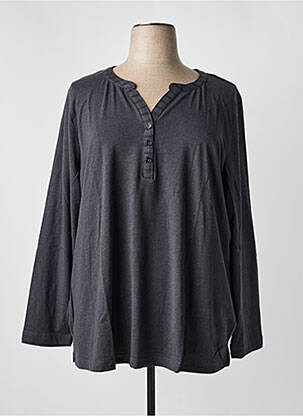 Top manches longues manches longues gris SHEEGO femme