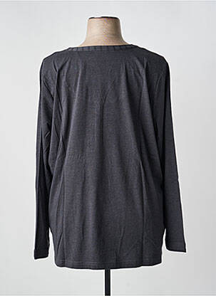 Top manches longues manches longues gris SHEEGO femme
