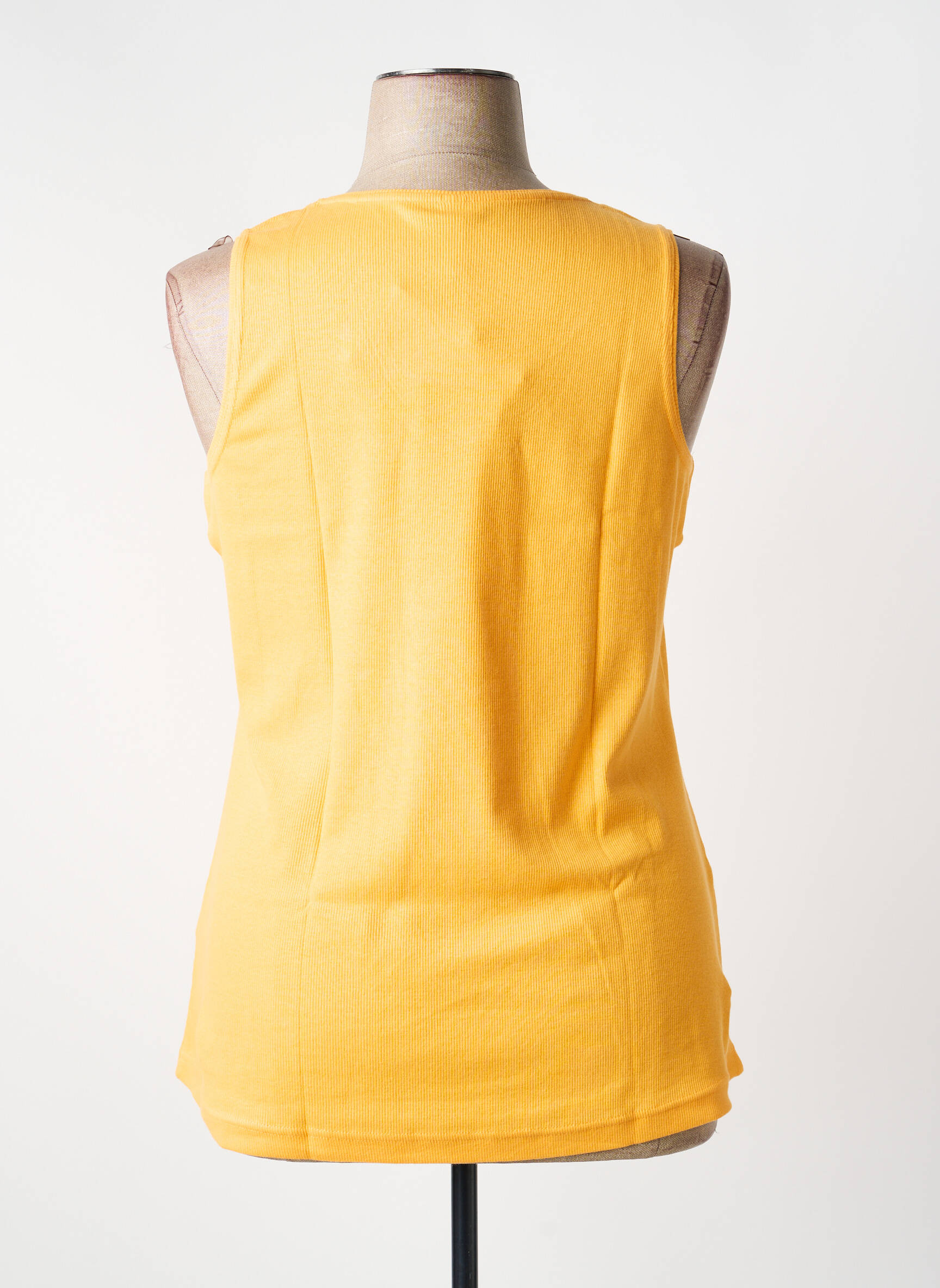 Débardeur coupe droite sans manche orange SHEEGO femme