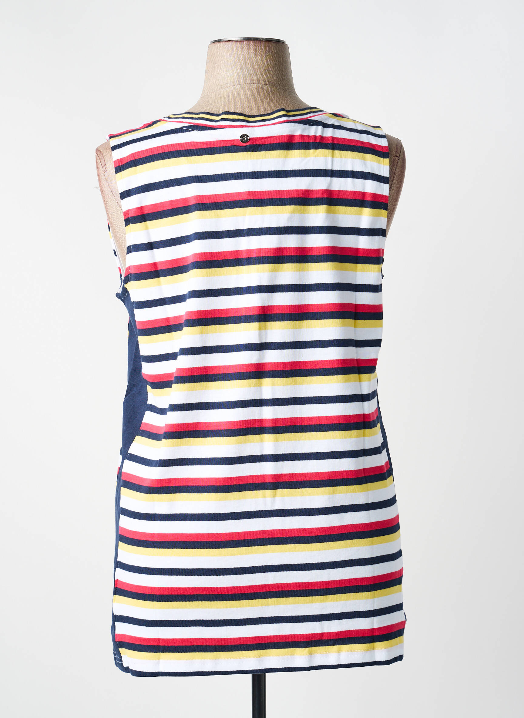 Débardeur coupe droite sans manche blanc SHEEGO femme