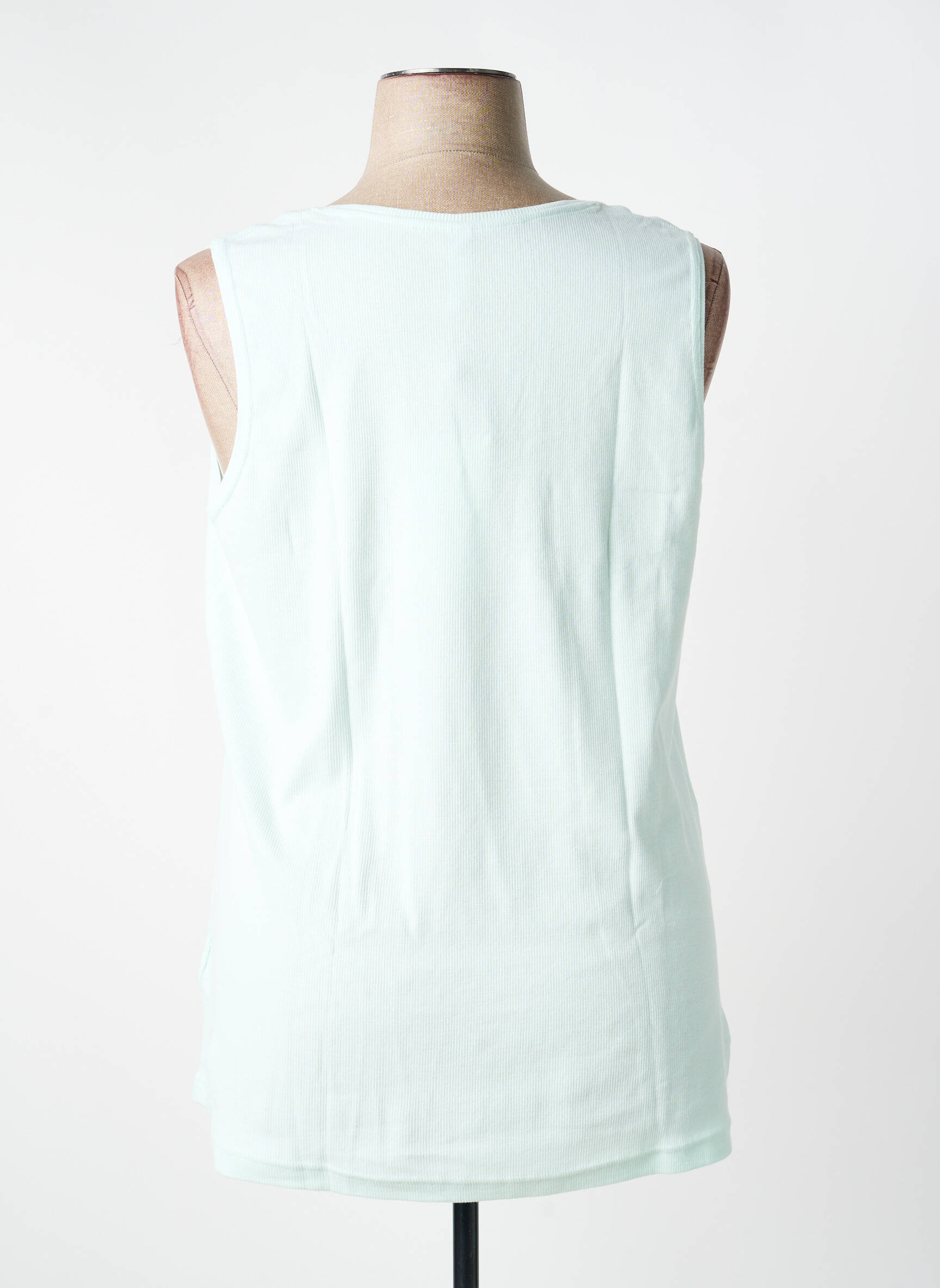Débardeur coupe droite sans manche vert SHEEGO femme