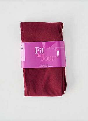 Collants stretch violet FIL DE JOUR femme