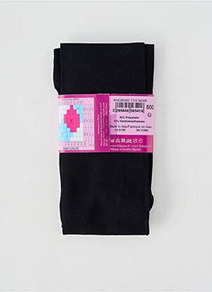Collants stretch noir FIL DE JOUR femme