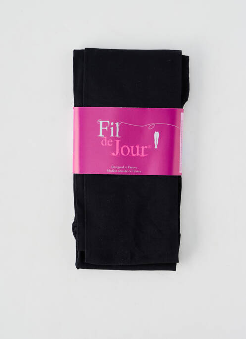 Collants noir FIL DE JOUR femme