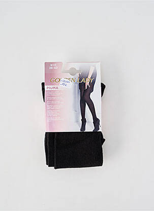 Collants stretch noir GOLDEN LADY femme