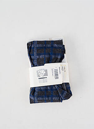 Collants imprimé fantaisie bleu GOLDEN LADY femme