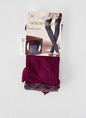 Collants stretch violet GOLDEN LADY femme