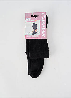 Collants stretch noir GOLDEN LADY femme