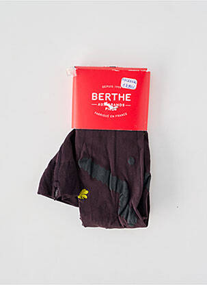 Collants violet BERTHE AUX GRANDS PIEDS femme