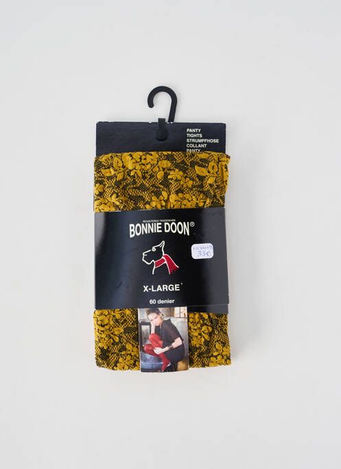 Collants jaune BONNIE DOON femme