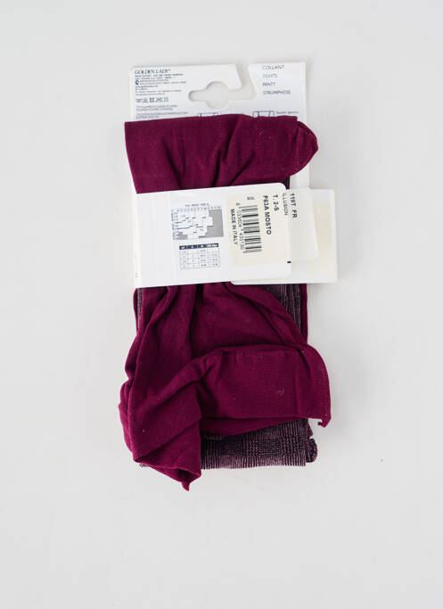 Collants violet GOLDEN LADY femme