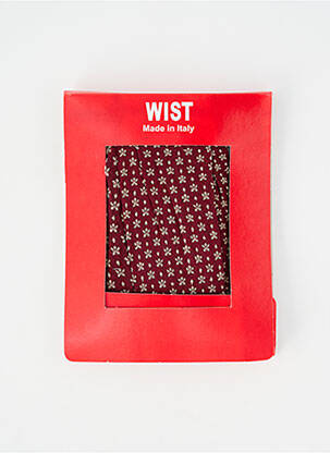Collants imprimé fantaisie rouge WIST femme