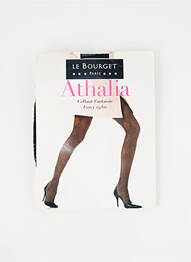 Collants imprimé fantaisie noir LE BOURGET femme