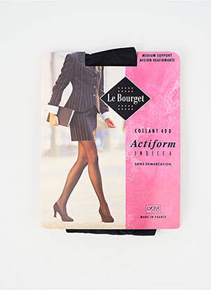 Collants stretch noir LE BOURGET femme