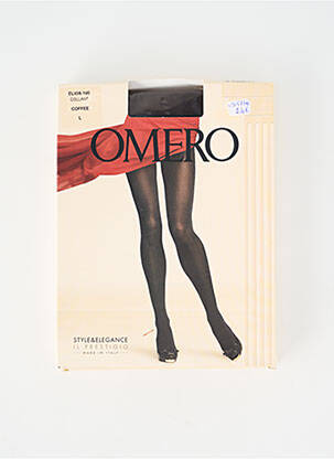 Collants stretch marron OMERO femme