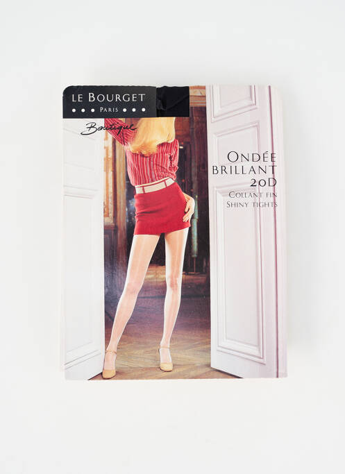 Collants stretch noir LE BOURGET femme