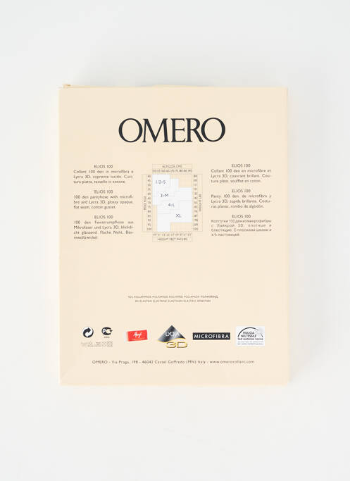 Collants marron OMERO femme