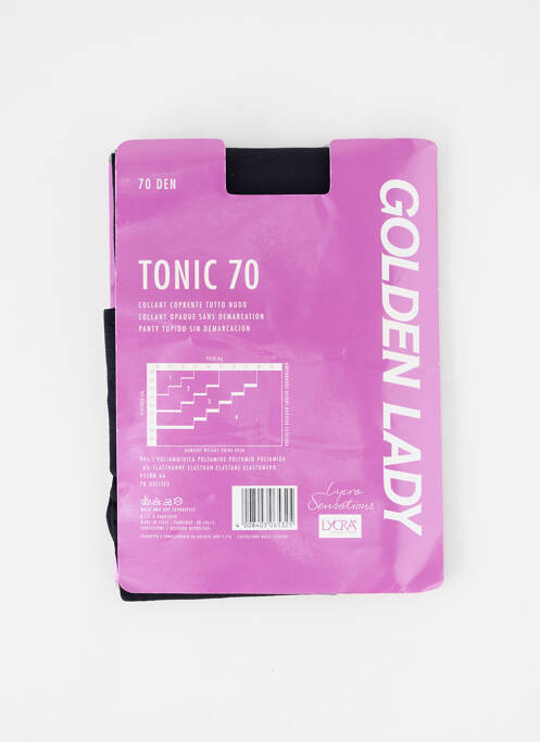 Collants noir GOLDEN LADY femme