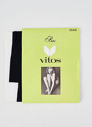 Bas stretch noir VITOS femme