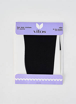 Collants stretch noir VITOS femme
